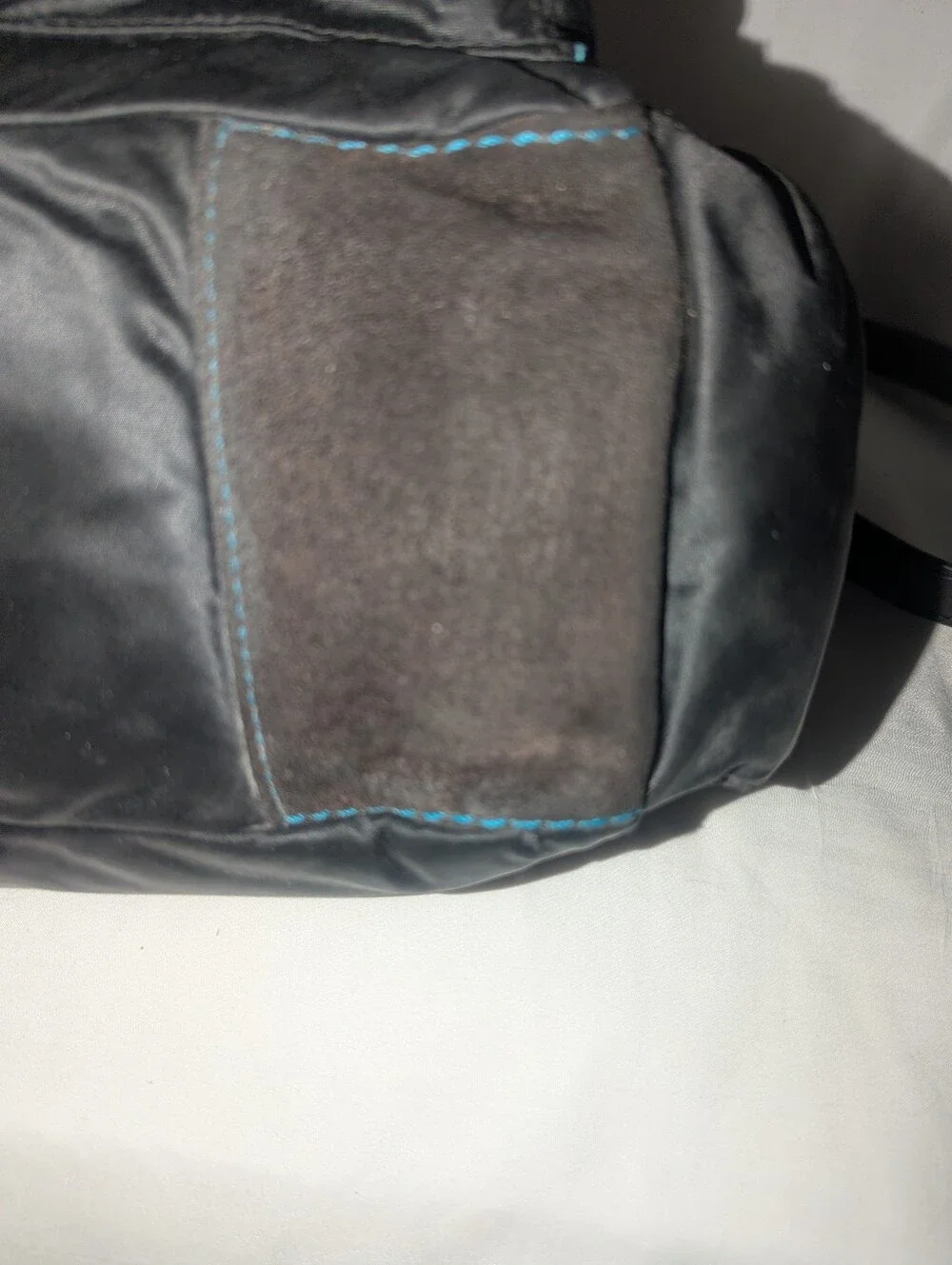 Coach Y2K Hampton Nylon Black Crossbody Bag With Flap Buckle 8F27